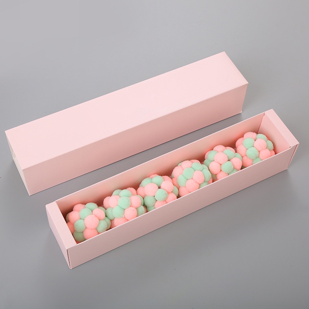 Bộ 6 Quả Bóng Lông Đồ Chơi Cho Mèo