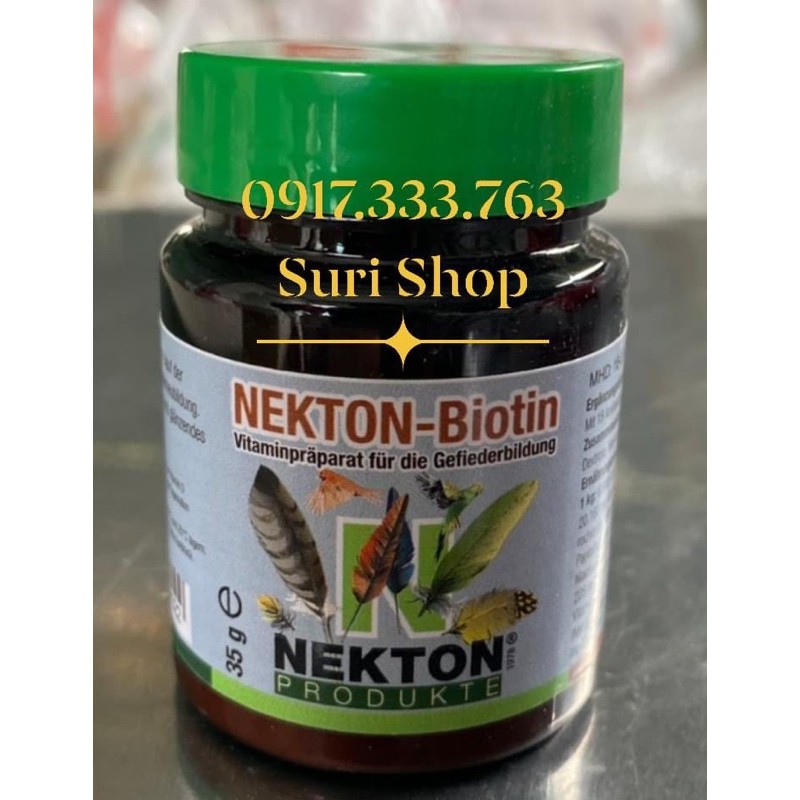 NEKTON-Biotin vitamin dưỡng lông dành cho chim,vẹt cảnh