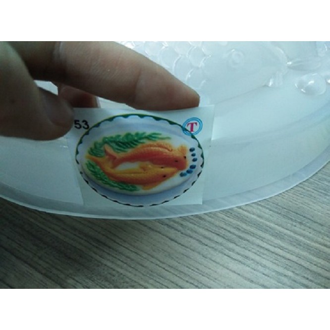 KHUÔN RAU CÂU HÌNH ĐÔI CÁ CHÉP