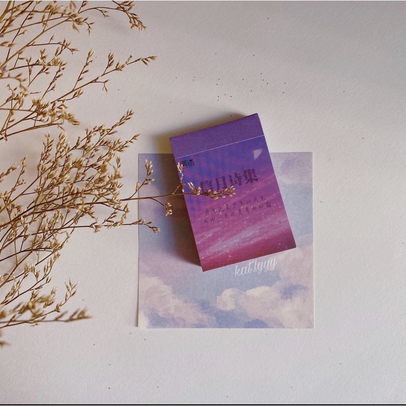 Stickerbook màu tím mộng mơ