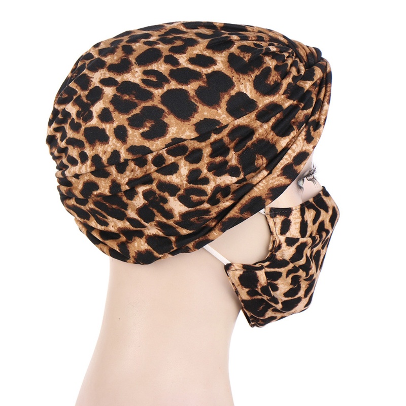 Set 2 Mũ Trùm Đầu Co Giãn Phong Cách Hồi Giáo Dùng Khi Ngủ Tại Nhà