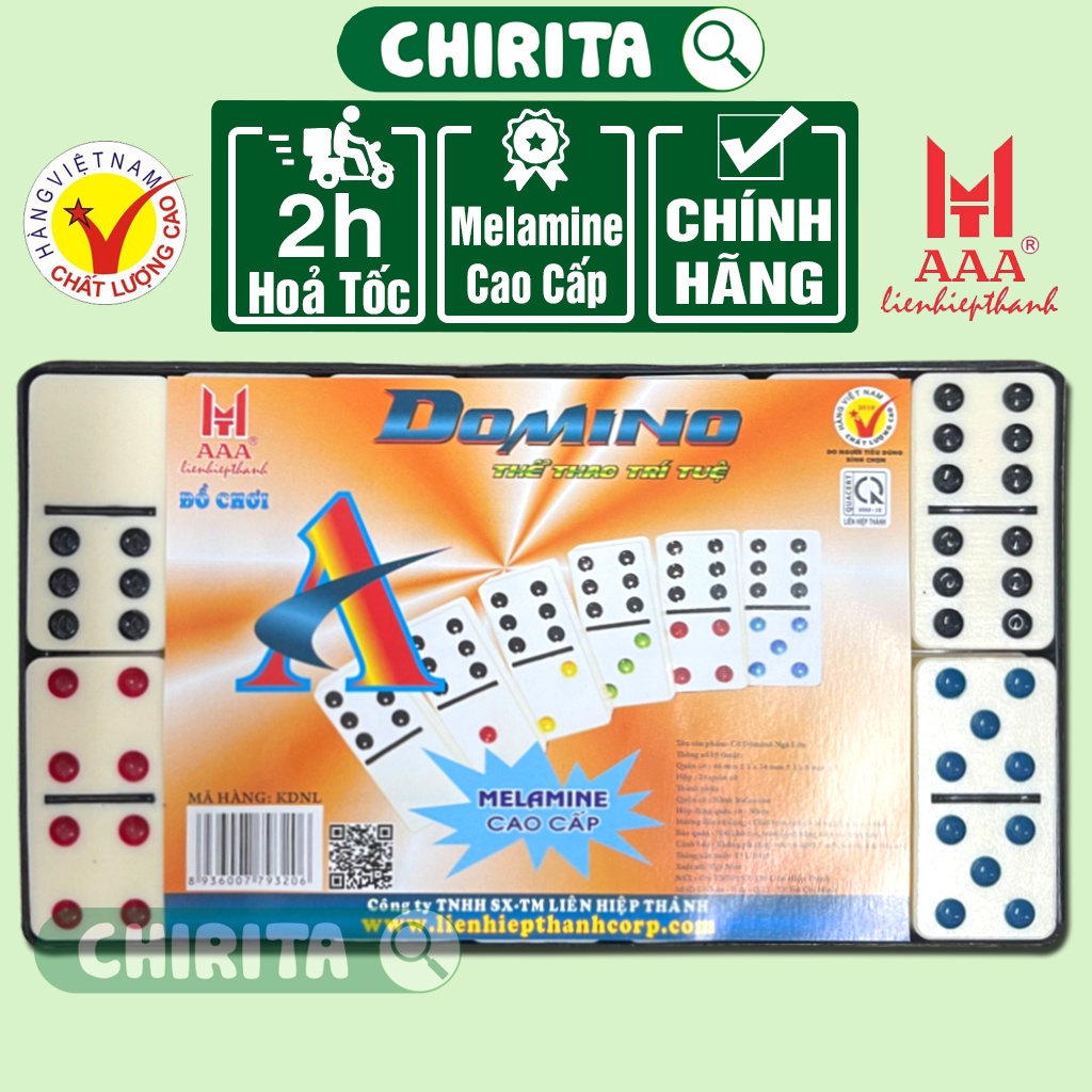 Cờ Domino Ngà Chính Hiệu Liên Hiệp Thành / FATACO Khách Chọn Mẫu – Cờ Domino Ngà , board game Đồ Chơi Cho Bé CHIRITA