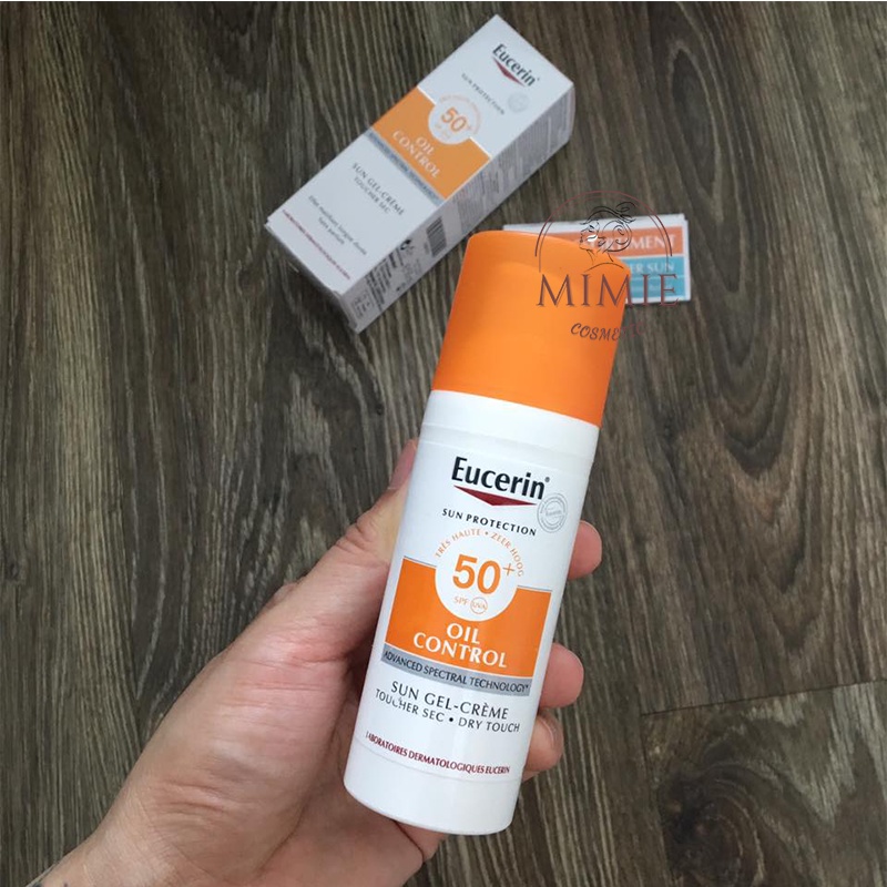 Kem Chống Nắng Eucerin Oil Control Sun Dry Touch SPF50+ Giảm Nhờn Cho Da Dầu Mụn 50ml
