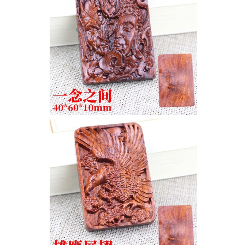 Dây Chuyền Mặt Hình Phật Bằng Gỗ Đàn Hương Đẹp Mắt