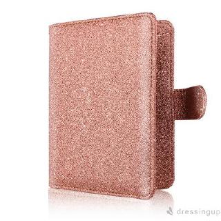 D❃♪Hộp đựng hộ chiếu sáng bóng Hộp đựng hộ chiếu đa chức năng chống từ tính