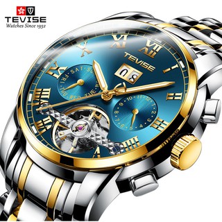 Đồng hồ nam tevise lộ cơ - đồng hồ đeo tay automatic cao cấp nhập chính hãng