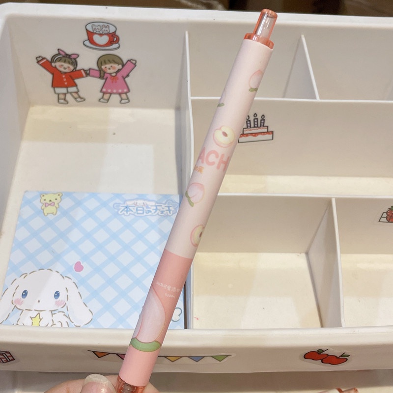Bút Chì Bấm Ngòi 0.5mm Màu Hồng Đào Dễ Thương Cho Học Sinh