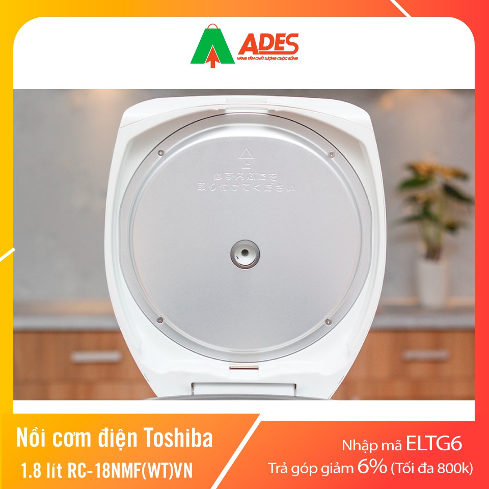 Nồi cơm điện Toshiba 1.8 lít RC-18NMF(WT)VN | Chính Hãng, Giá Rẻ