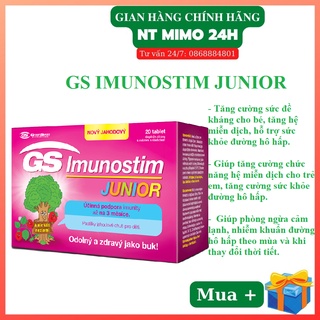 GS IMUNOSTIM JUNIOR – SẢN PHẨM GIÚP TĂNG KHẢ NĂNG MIỄN DỊCH