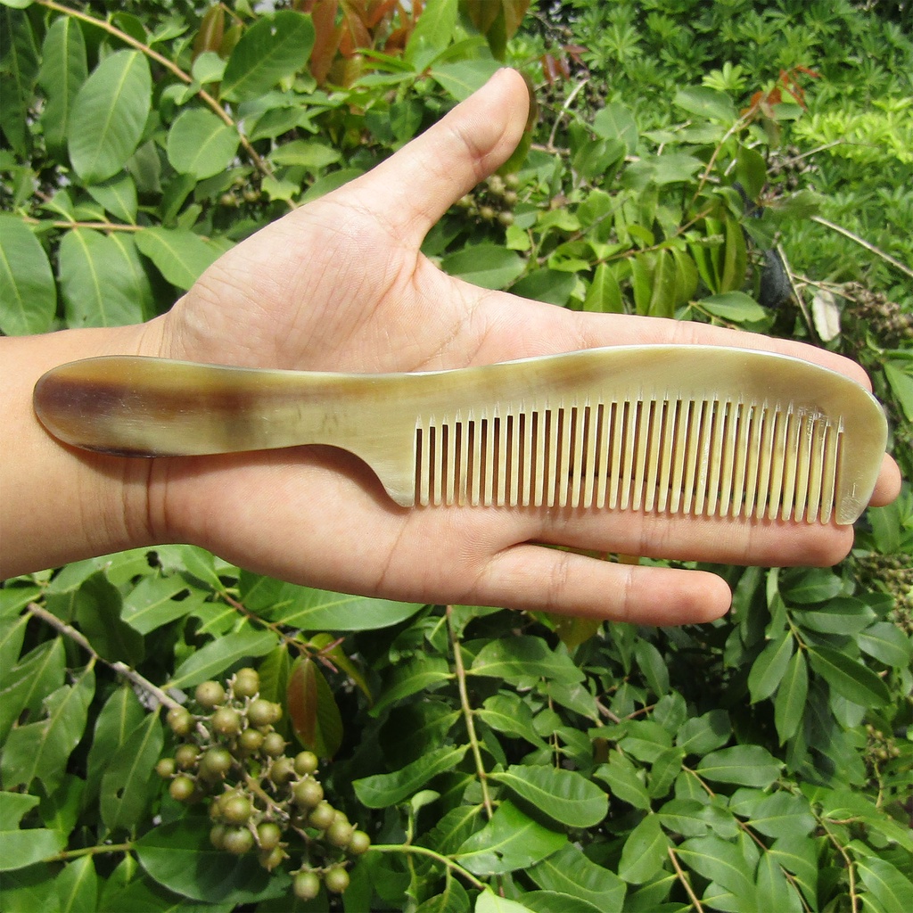 Lược Sừng Chuôi Dài Bản Nhỏ