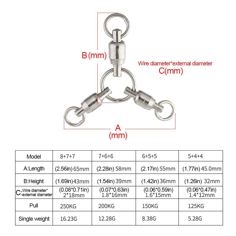 MYRONGVN 1 Khớp Nối Móc Câu Cá Chữ T