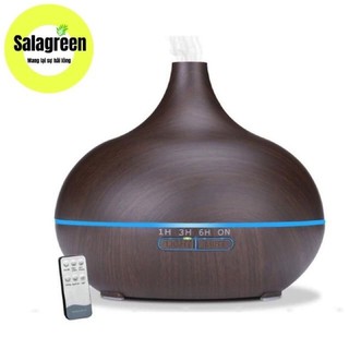 Máy xông tinh dầu phun sương đuổi muỗi giọt nước 550ml kèm remote tặng tinh dầu 10ml