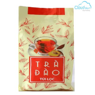 Trà túi lọc Vinsaf hương Đào (50 túi x 4g) -  Nguyên Liệu Pha Chế - Cloudmart - Nguyên liệu trà sữa