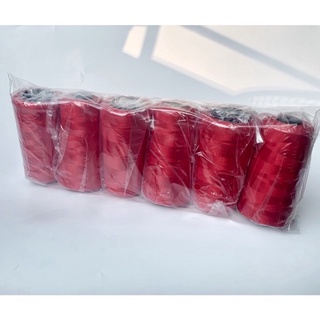 [ CHỈ TƠ VẮT SỔ 5000M ] VỈ 6 CUỘN - MÀU ĐỎ