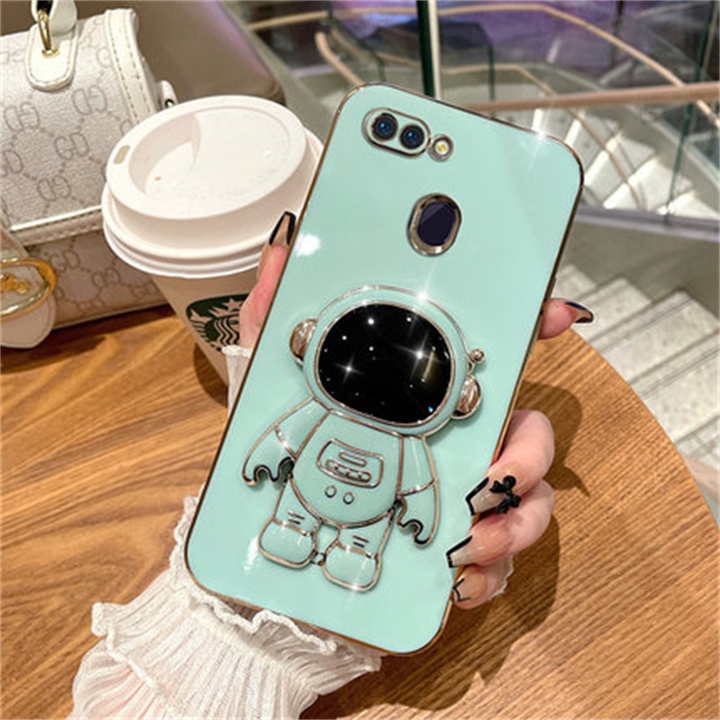 Ốp Điện Thoại Hình Phi Hành Gia Cho OPPO A5 A3S A12E A15 A15S A7 A5S A12 A59 A31 2020 A83 A92 A52 A9 2020 A5 2020