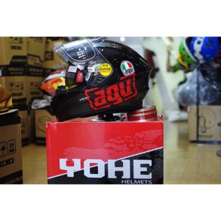 [CHÍNH HÃNG] Mũ Fullface YOHE 981 2 kính lên tem A.G.V myth