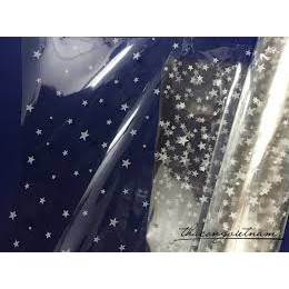 100 tờ giấy kiếng gói hoa nhiều màu70x100