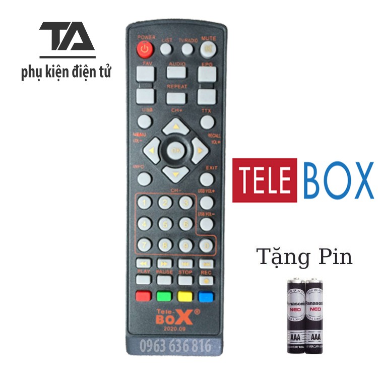 [ FREESHIP 50K ] Điều khiển đầu Telebox - T201 DVB T2