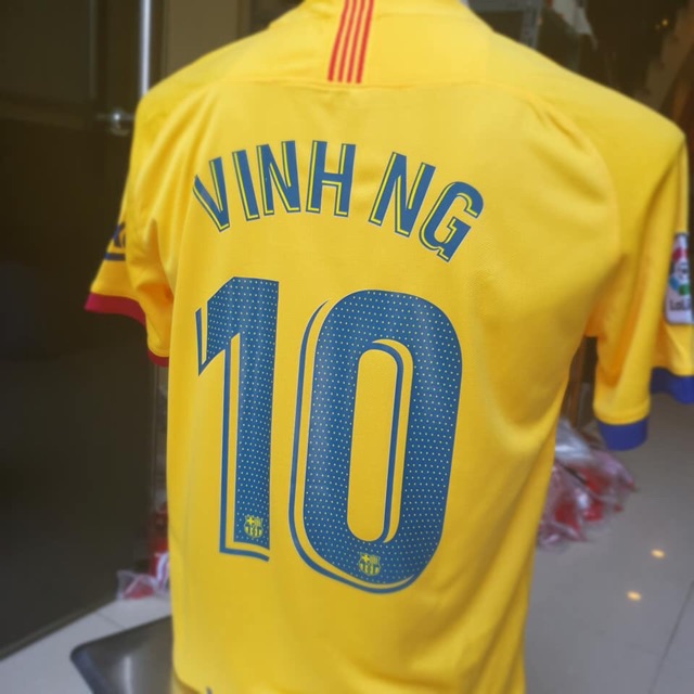 Áo bóng đá Barcelona barca 2019 2020 sân khách hàng cao cấp Thái Lan