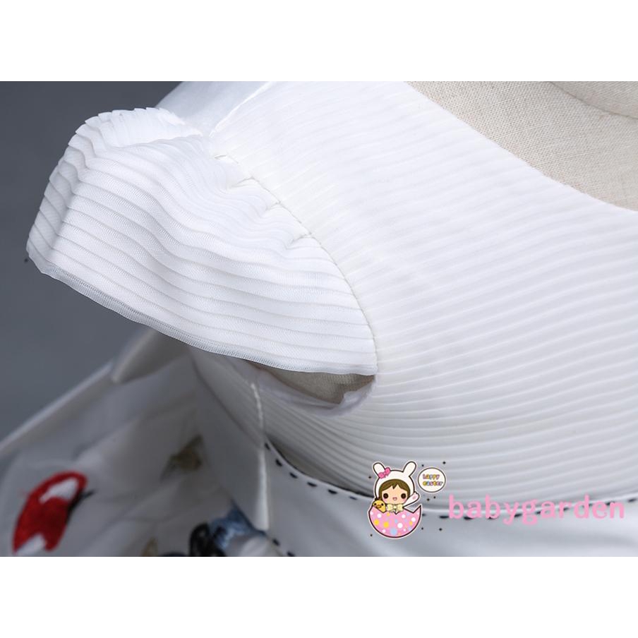 Đầm Bé Gái Thêu Hoa