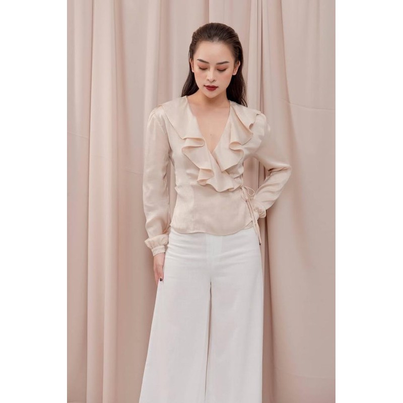 Áo cổ bèo tiểu thư thương hiệu TAF DESIGN