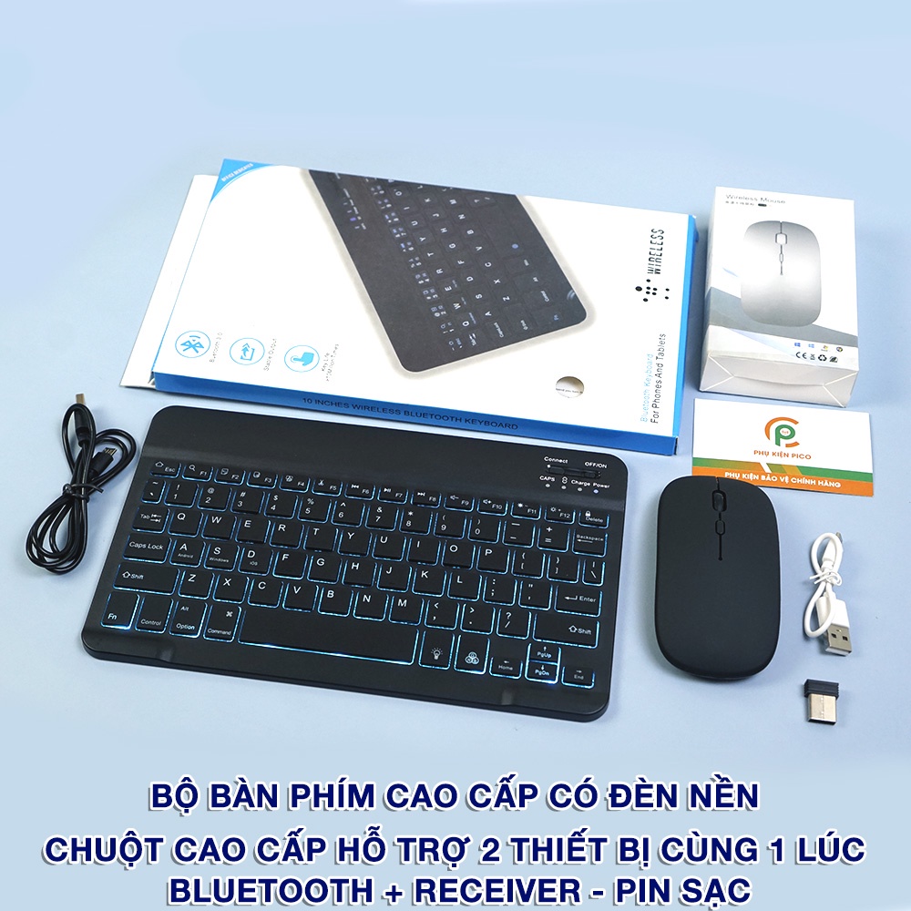 Bàn phím không dây iPad / Pc/ Laptop Bluetooth nhỏ gọn yên tĩnh - Kê tay bàn phím da cho bàn phím bọc da PU cao cấp