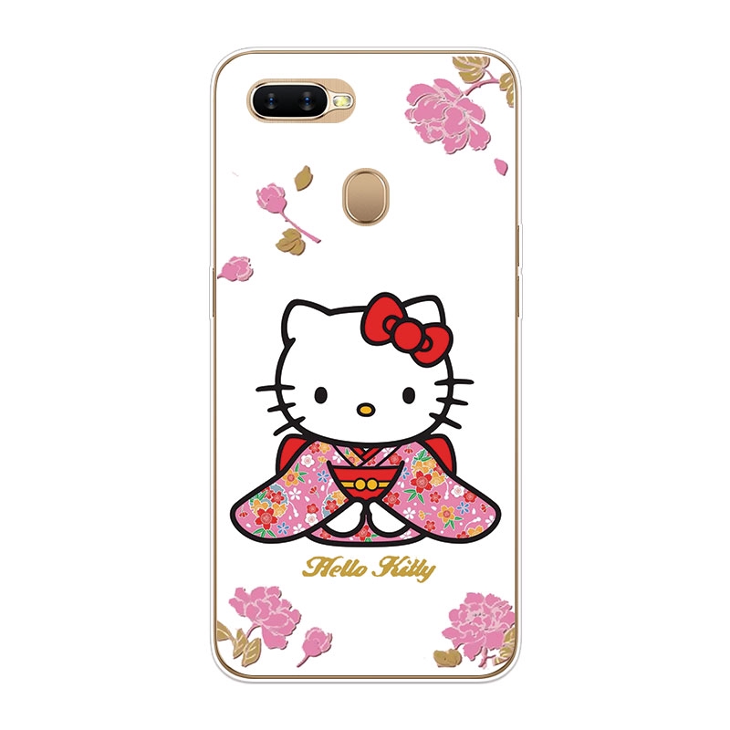 Ốp Lưng Oppo A37 A39 A57 A59 A59S A3 A3S A5S A7 F1S TPU mềm Case Hello Kitty