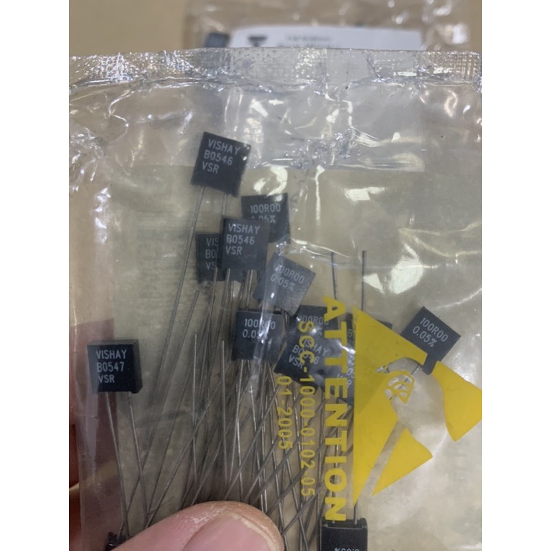 Điện trở tiêu chuẩn Vishay 0.05% VSR B0634 250R, VSR B0546 100R