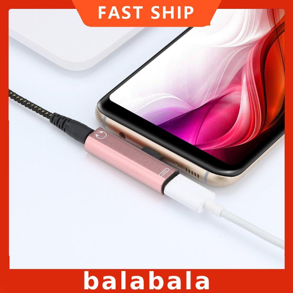[BL]Type-c Headphone Adapter Type-c Cable Audio Adapter Charging Audio Combo