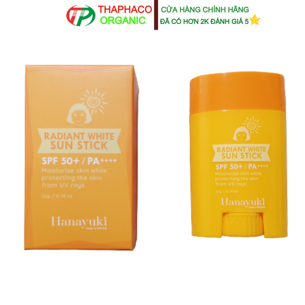 Sáp Chống Nắng Hanayuki 💎 Hanayuki Radiant White Sun Stick 💎 Kem Chống Nắng Hanayuki 💎 Thanh Lăn Chống Nắng Hanayuki