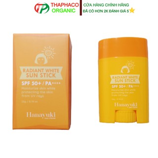 Sáp Chống Nắng Hanayuki 💎 Hanayuki Radiant White Sun Stick 💎 Kem Chống Nắng Hanayuki 💎 Thanh Lăn Chống Nắng Hanayuki