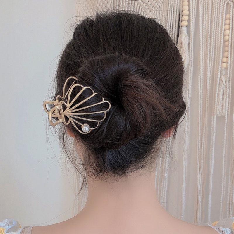 Kẹp Tóc Ngọc Trai Đơn Giản Xinh Xắn Cho Nữ