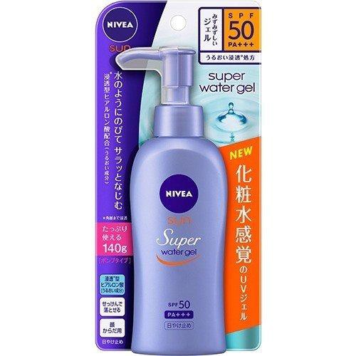 Kem chống nắng Nivea Sun Super Water Gel 140g - hàng nội địa Nhật
