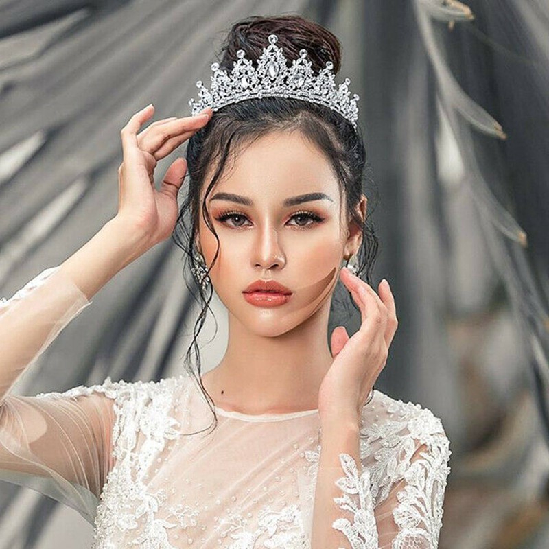 Vương miện cài tóc thời trang sang trọng dành cho nữ