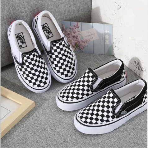 Giày vans, giày bata Cho Bé có đế cao su trống trơn trượt