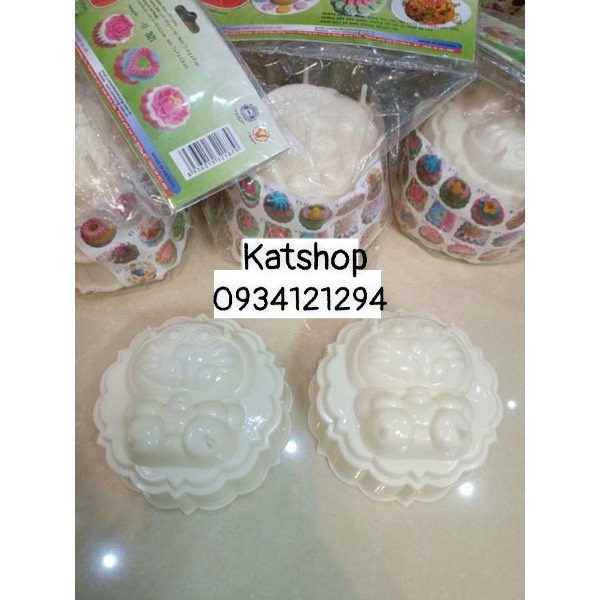 Khuôn làm xôi, rau câu hình doremon 9cm cho bé