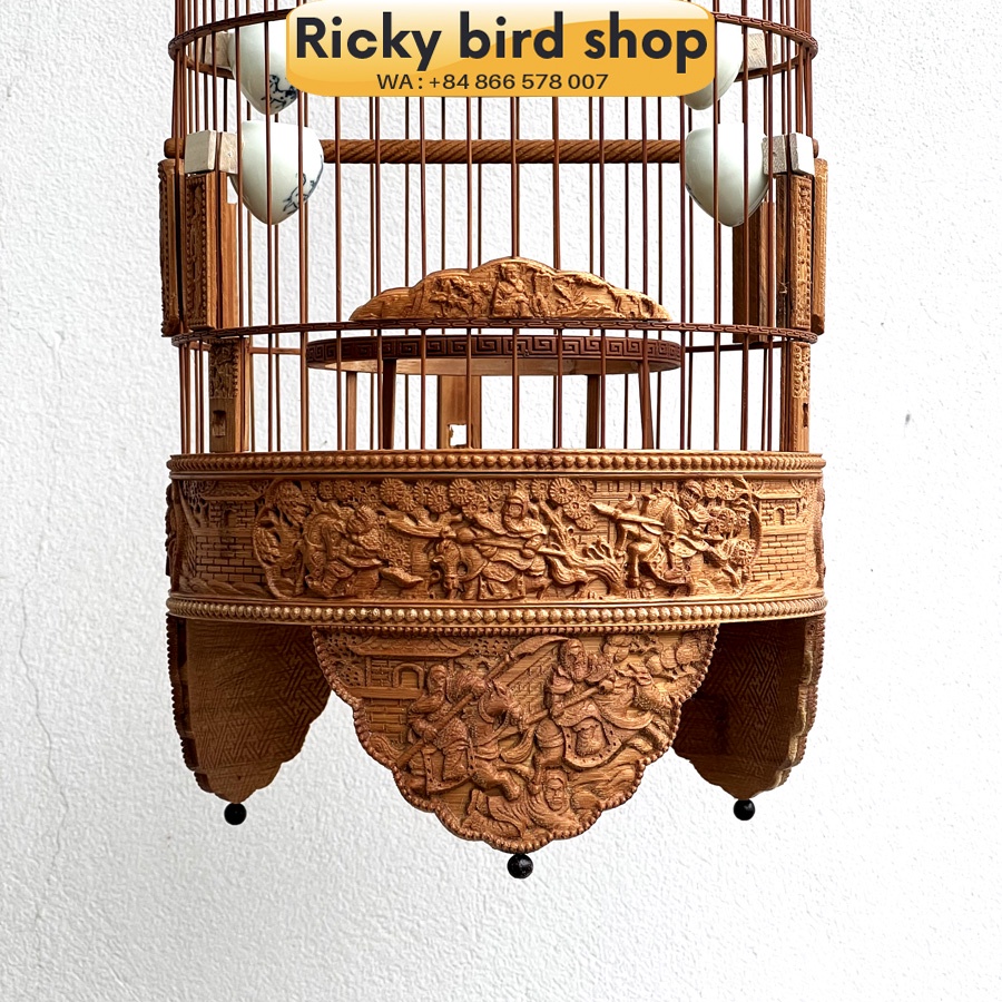 Lồng chim tre, Puteh bird cage -  Samkok design