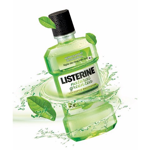 Nước Súc Miệng Trà Xanh Listerine Natural Green Tea (250ml) 750ml