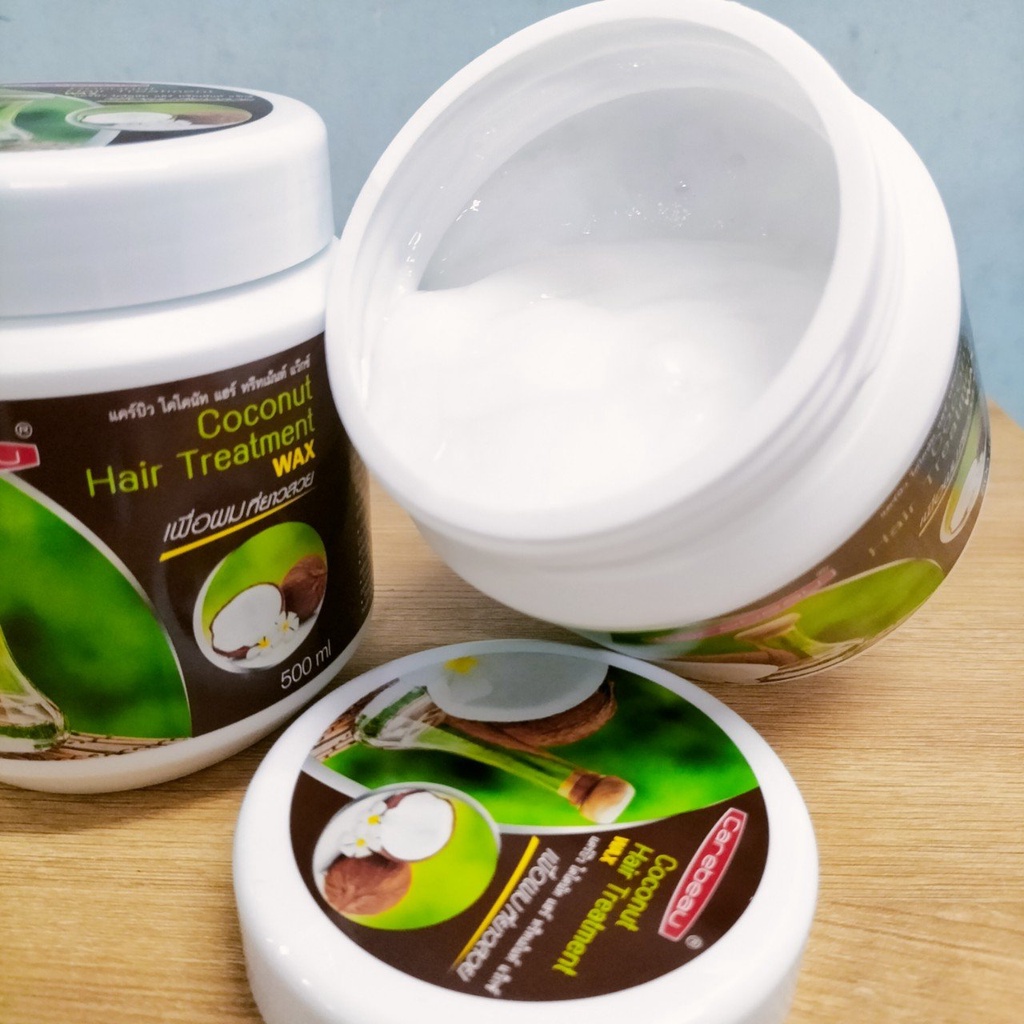 Ủ Tóc Dừa Non Carebeau Siêu Mềm Mượt Thái Lan 500ml - Dưỡng Tóc Tinh Dầu Dừa Siêu Mượt