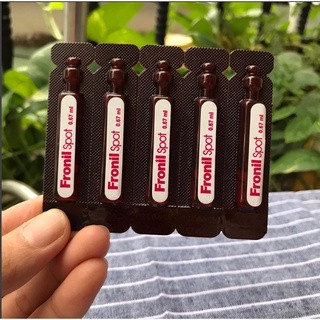 Ống nhỏ gáy diệt bọ chét, ve rận trên chó mèo Fronil spot - Ống 0,67ml