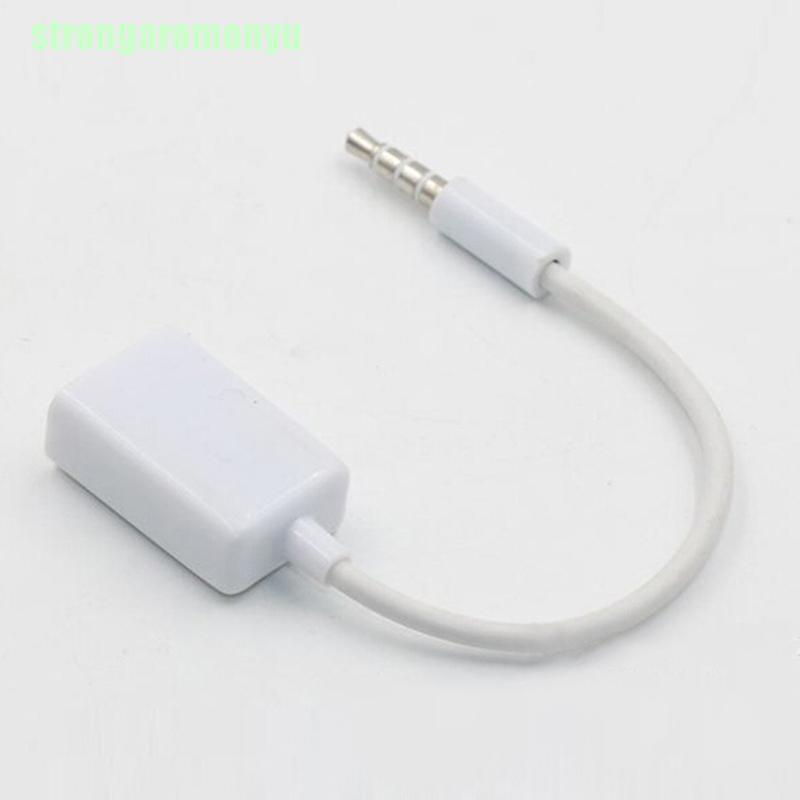 (Đang Bán) Dây Cáp Chuyển Đổi Từ Giắc Cắm 3.5mm Sang Cổng Usb 2.0 Dùng Cho Mp3)