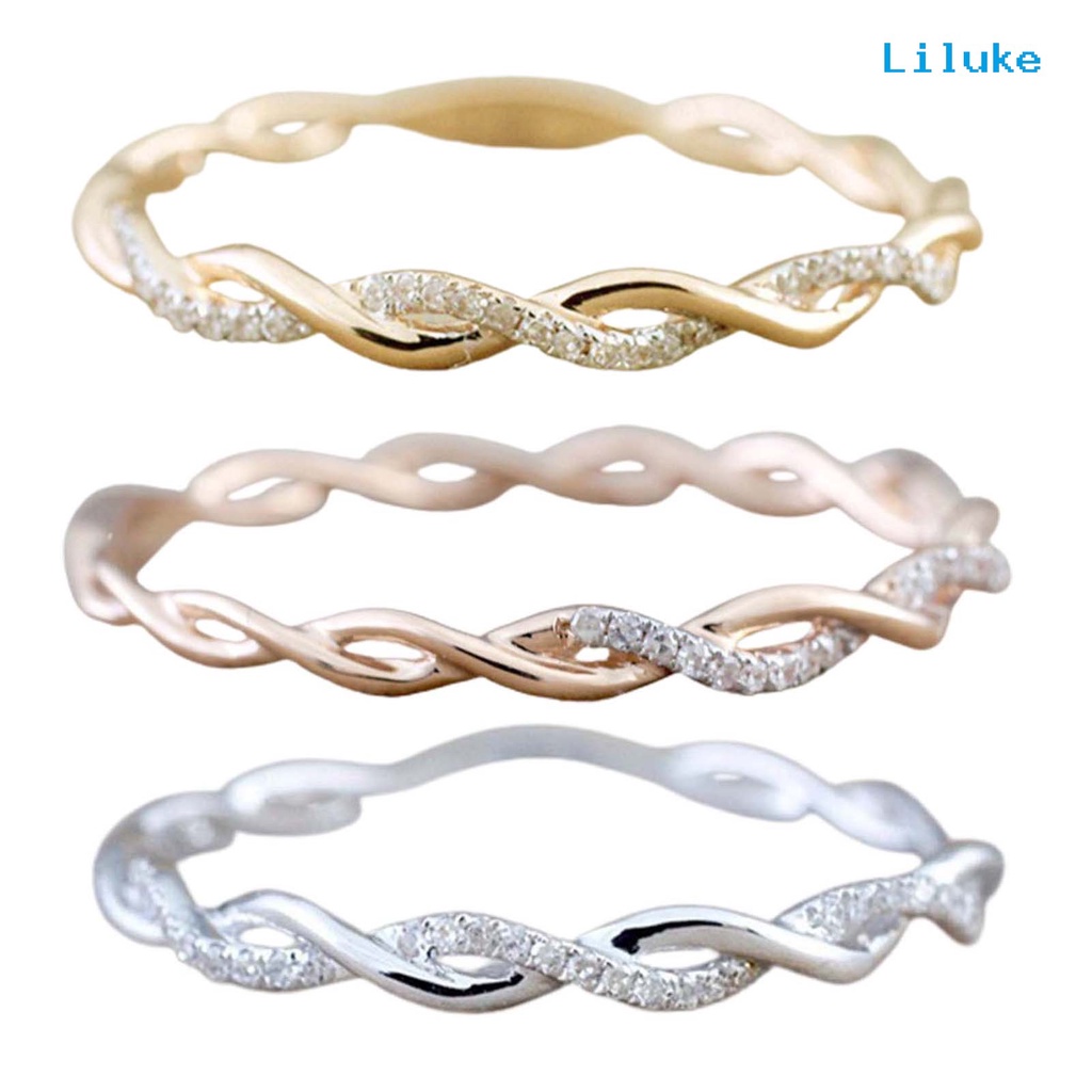 Nhẫn Nữ Đính Đá Thời Trang Sang Trọng