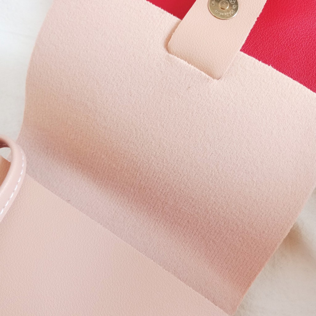 ẢNH THẬT - Túi đeo chéo mini nhỏ gọn túi đeo đựng điện thoại chất da dày đứng form