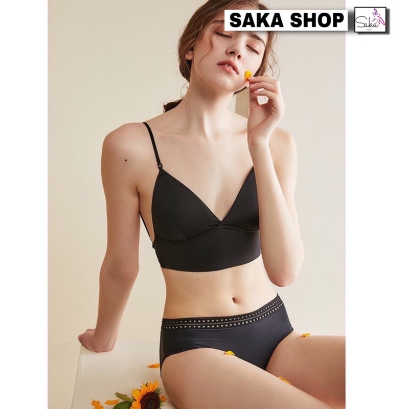 Áo bra nữ hở lưng quyến rũ nhiều màu chất vải su mát mịn