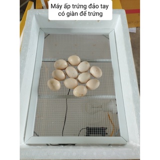 Máy ấp trứng đảo tay mini ráp hoàn thiện
