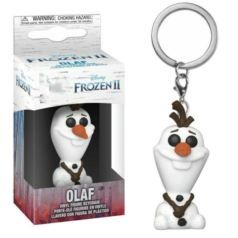 DISNEY Funko POP Móc Khóa Hình Nhân Vật Olaf Elsa Anna Trong Phim Frozen