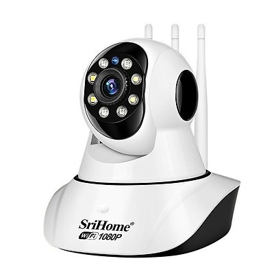 CAMERA IP XOAY SRIHOME SP029 3 RÂU 2.0MP FHD 1080P CÓ MÀU BAN ĐÊM - Hàng nhập khẩu