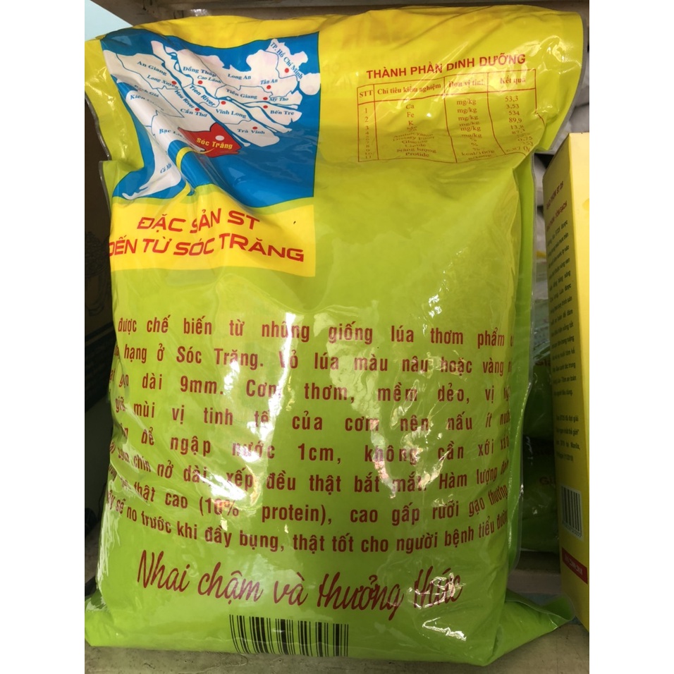 Gạo ST25 chính hiệu chú Hồ Quang Cua 5kg