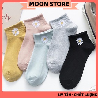 Túi 10 đôi tất hoa cúc trộn màu cực xinh