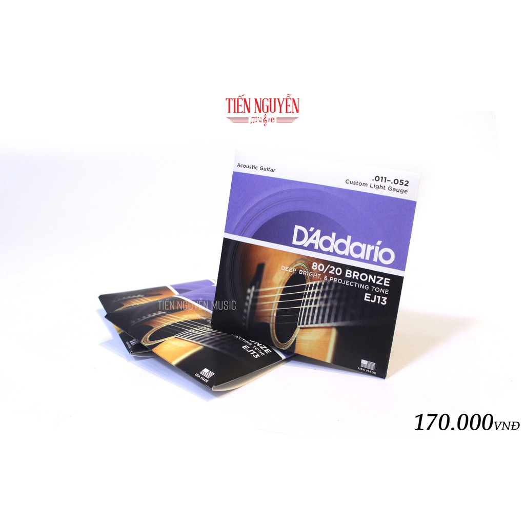 Dây đàn Guitar Acoustic D'Addario Chính Hãng